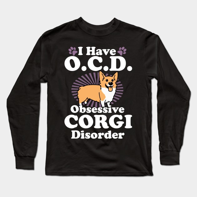 corgi Long Sleeve T-Shirt by UniqueWorld